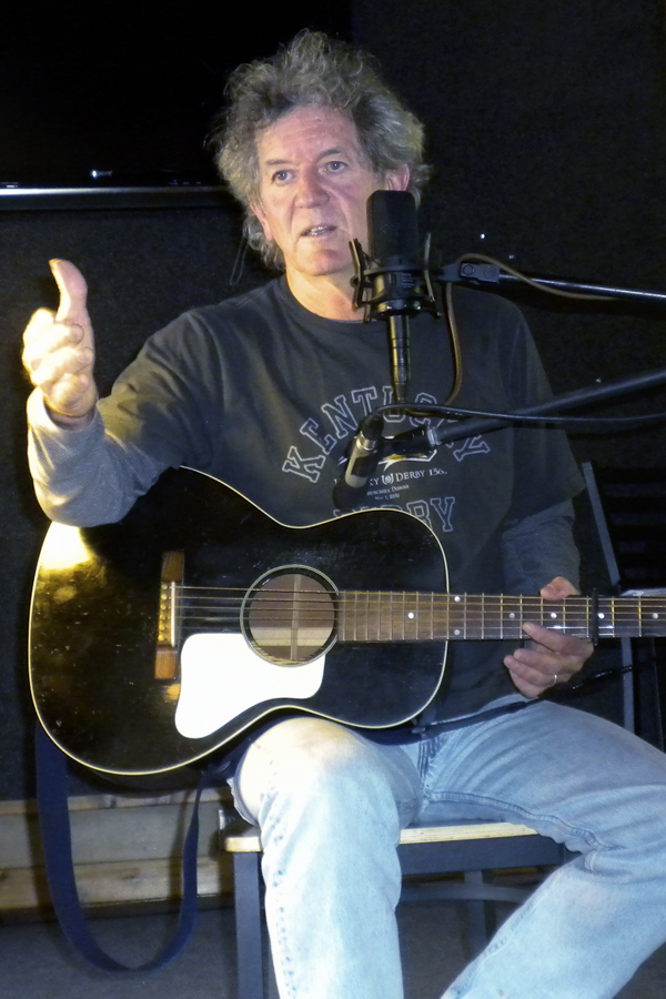 Rodney Crowell Bio Picture with Guitar